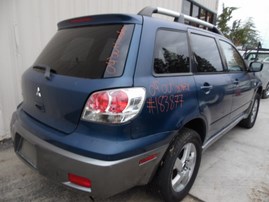 2004 MITSUBBISHI OUTLANDER XLS NAVY BLUE 2.4L AT 2WD 183877